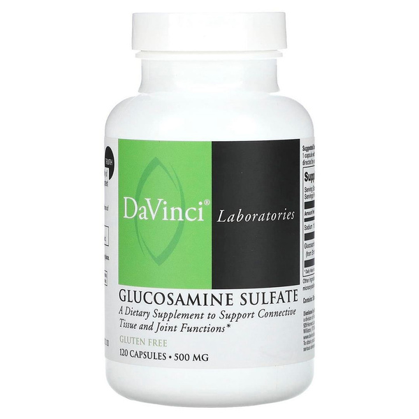 Пищевая добавка DaVinci Laboratories of Vermont, Сульфат глюкозамина ...
