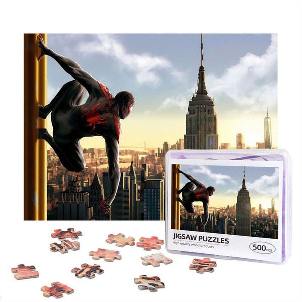 Spider-Man Деревянный пазл Марвел Деревянные пазлы Человек-паук Marvel ...