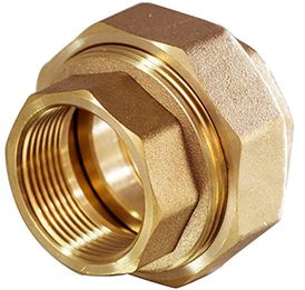 Американка латунная прямого соединения 1/2" внутренняя резьба TIM ...