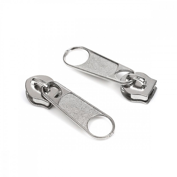 Замок для молнии MaxZipper без фиксатора, цвет никель упаковка 1000 шт ...