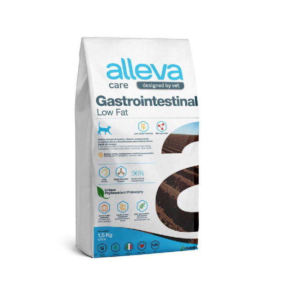 ALLEVA CARE Корм сухой для кошек Гастроинтестинал с низким содержанием ...