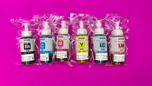 Расходник для печати Epson L805, Набор CMYK LcLm, для струйного ...