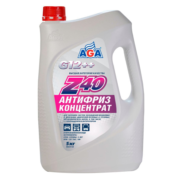 AGA антифриз Z40 красный ANTIFREEZE AGA-Z40 AGA313Z 5кг купить на OZON ...
