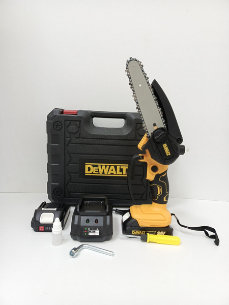 аккумуляторная цепная мини пила Dewalt 6 дюйм с масло подачей купить на ...