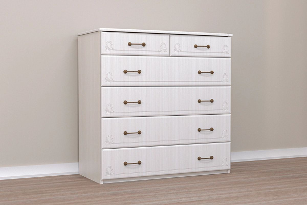 Комод 6 ящиков Кэт 6, 96x45x97 см, 6 ящ. купить c доставкой на OZON по ...
