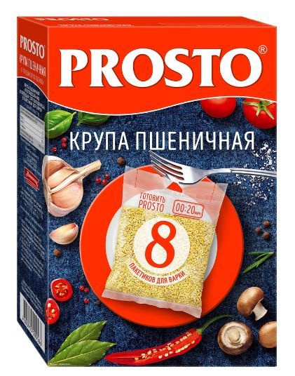 Крупа пшеничная PROSTO в пакетиках, 8х62, 500г купить на OZON по низкой ...