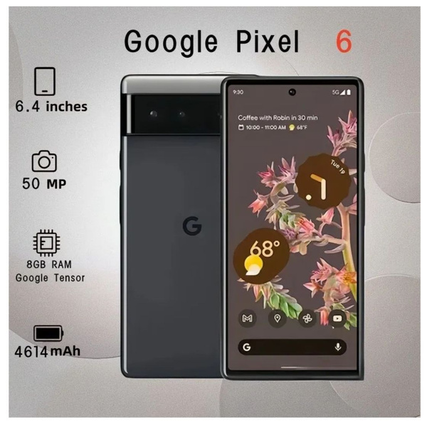 Смартфон Google Pixel 6ProAA 128 ГБ 8 ГБ Черный, Серый OLED/AMOLED 1 ...