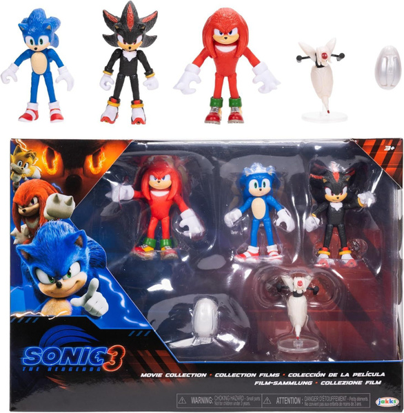 Эксклюзивный набор персонажей Sonic 3 Wave 1 Cinematic Sonic 3 купить ...