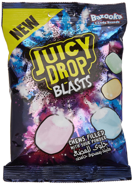 Конфеты Juicy Drop Bazooka Blast Sour 45г (ОАЭ) купить на OZON по ...