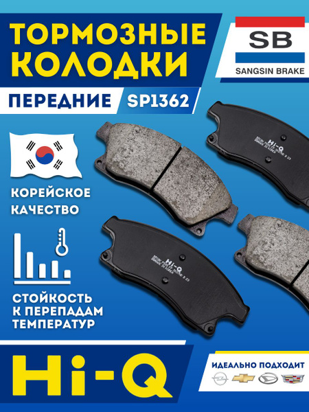Колодка передняя Cruze с 2009 HI-Q
