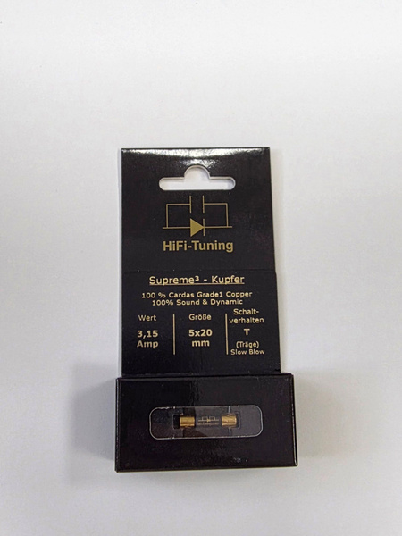 Hi Fi Tuning Supreme3 Copper 5x20 мм предохранитель медленный 315a 
