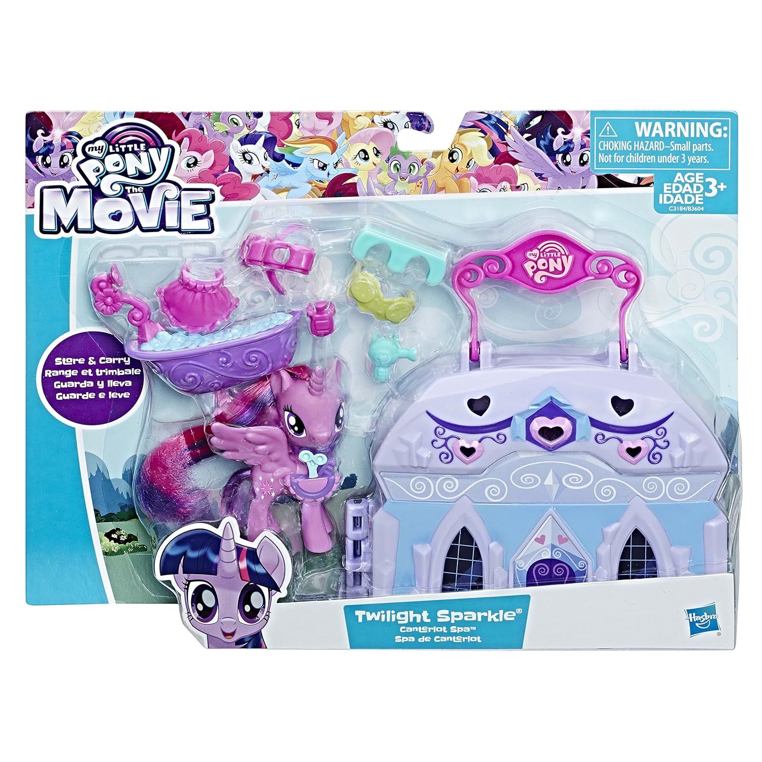 Игровой набор Сумеречная Искорка и Спа-Центр Кантерлот (Twilight Sparkle  Canterlot Spa) C3184/B3604