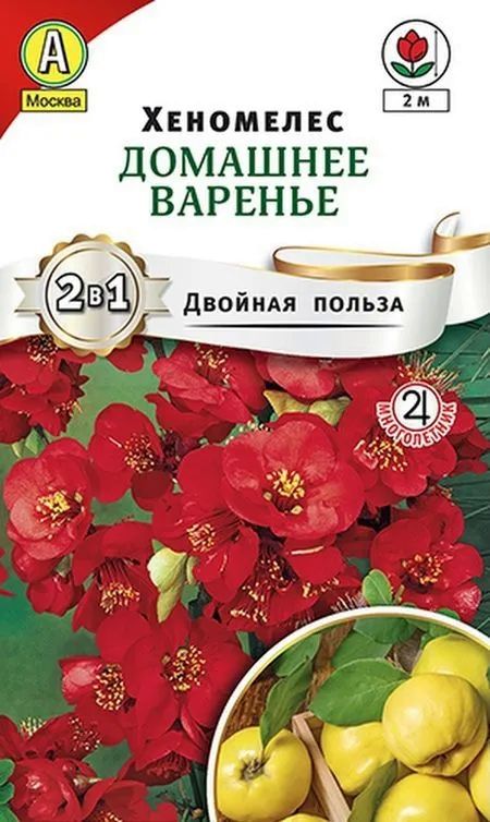 СеменаХеномелес"ДомашнееВаренье"(10семян)-Аэлита