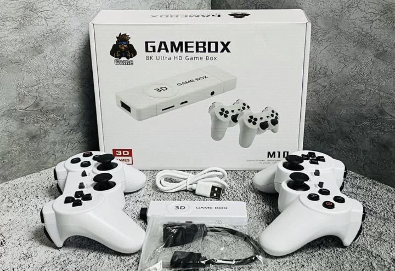 Игровая приставка GAMEBOX 8K ultra 64 BG - купить с доставкой по выгодным  ценам в интернет-магазине OZON (1419385782)