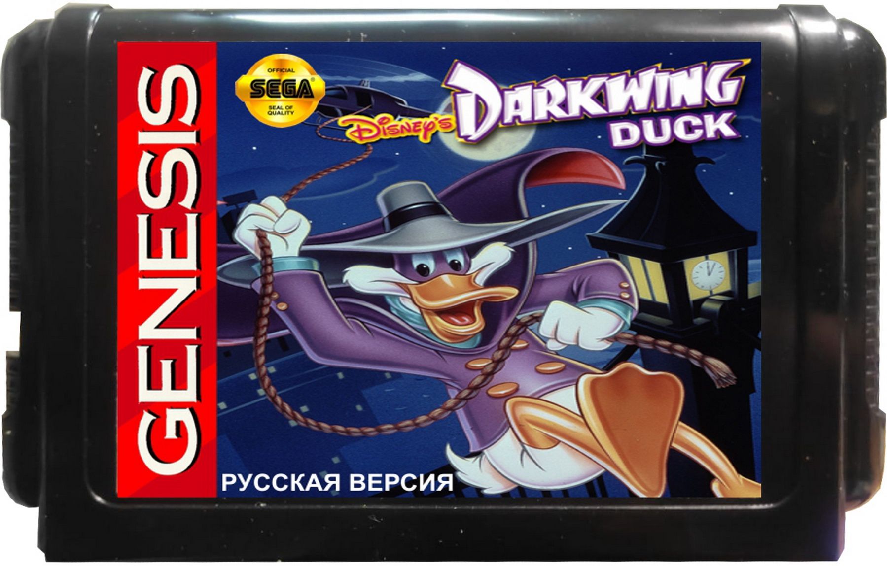 Игровой картридж для SEGA 16bit Darkwing Duck, без коробки