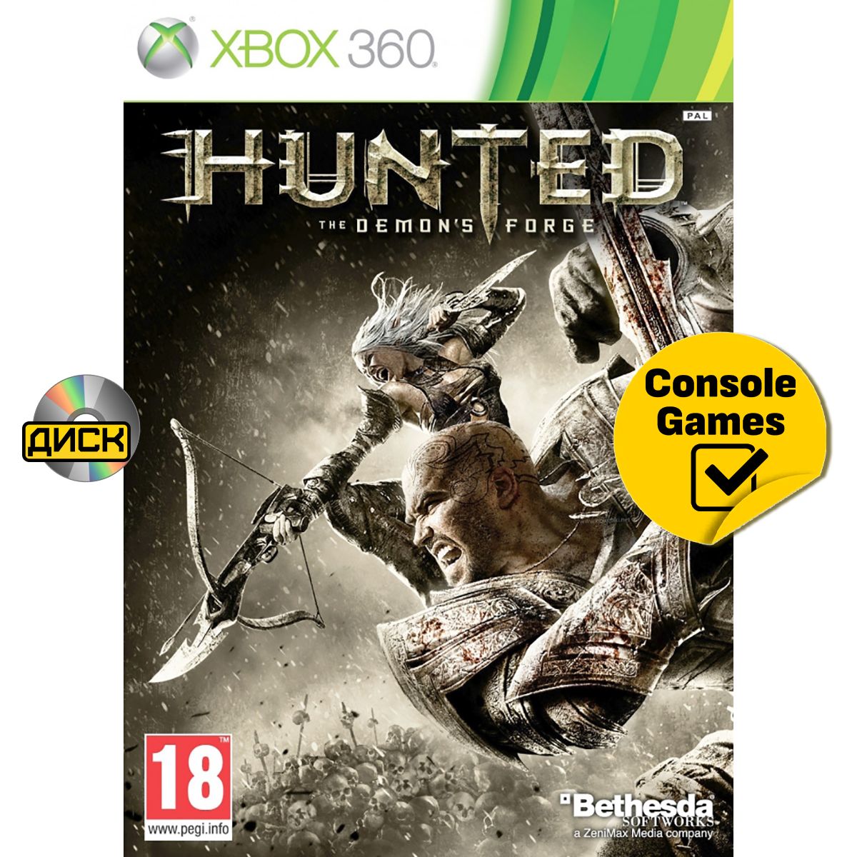 Xbox 360 Hunted. Товар уцененный