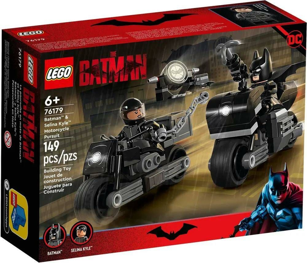 Конструктор LEGO Super Heroes 76179 Бэтмен и Селина Кайл: погоня на  мотоцикле - купить с доставкой по выгодным ценам в интернет-магазине OZON  (1431074144)