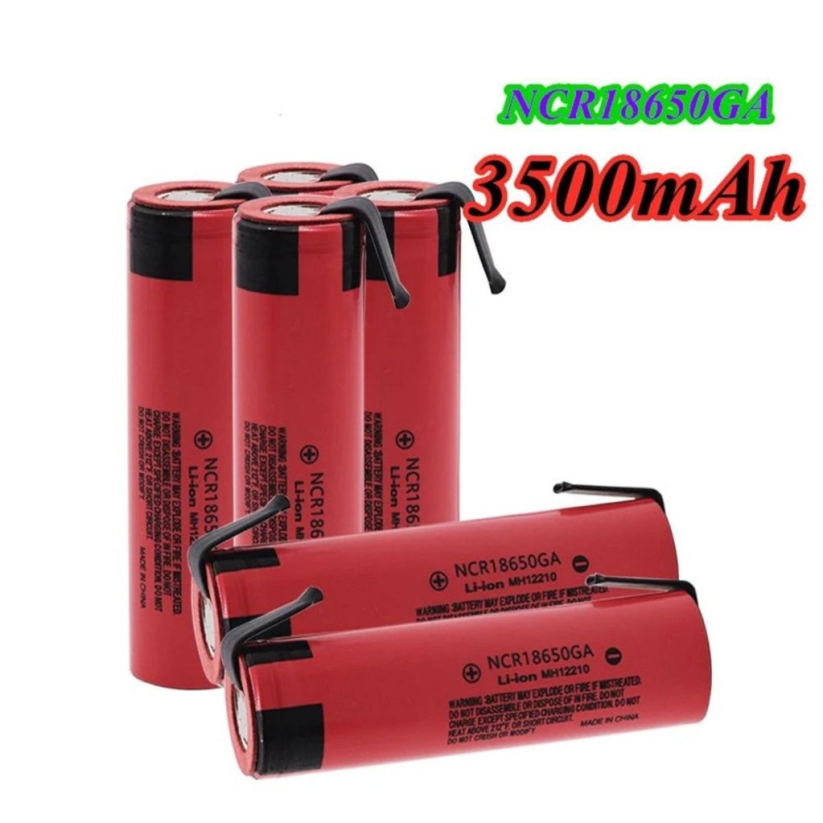 3500mAh18650аккумулятор+сварнойникелевыйлистНовыйоригинальныйаккумуляторNCR18650GAсвысокимразрядом3,7В,3500мАч