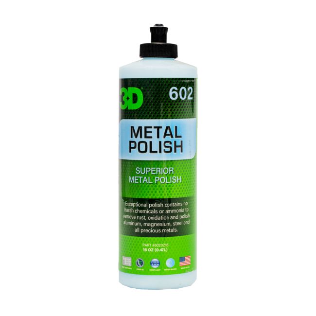 3D Metal Polish Полироль для латуни, серебра, хрома, золота, меди, 473мл