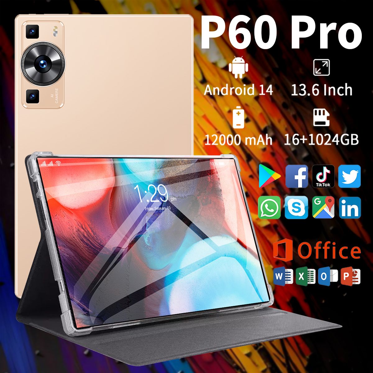 Купить планшет Lenovo Pad X95-pad15 pro-15Pro-P60Pro-Pad6 Max-2024-4-10  13.6