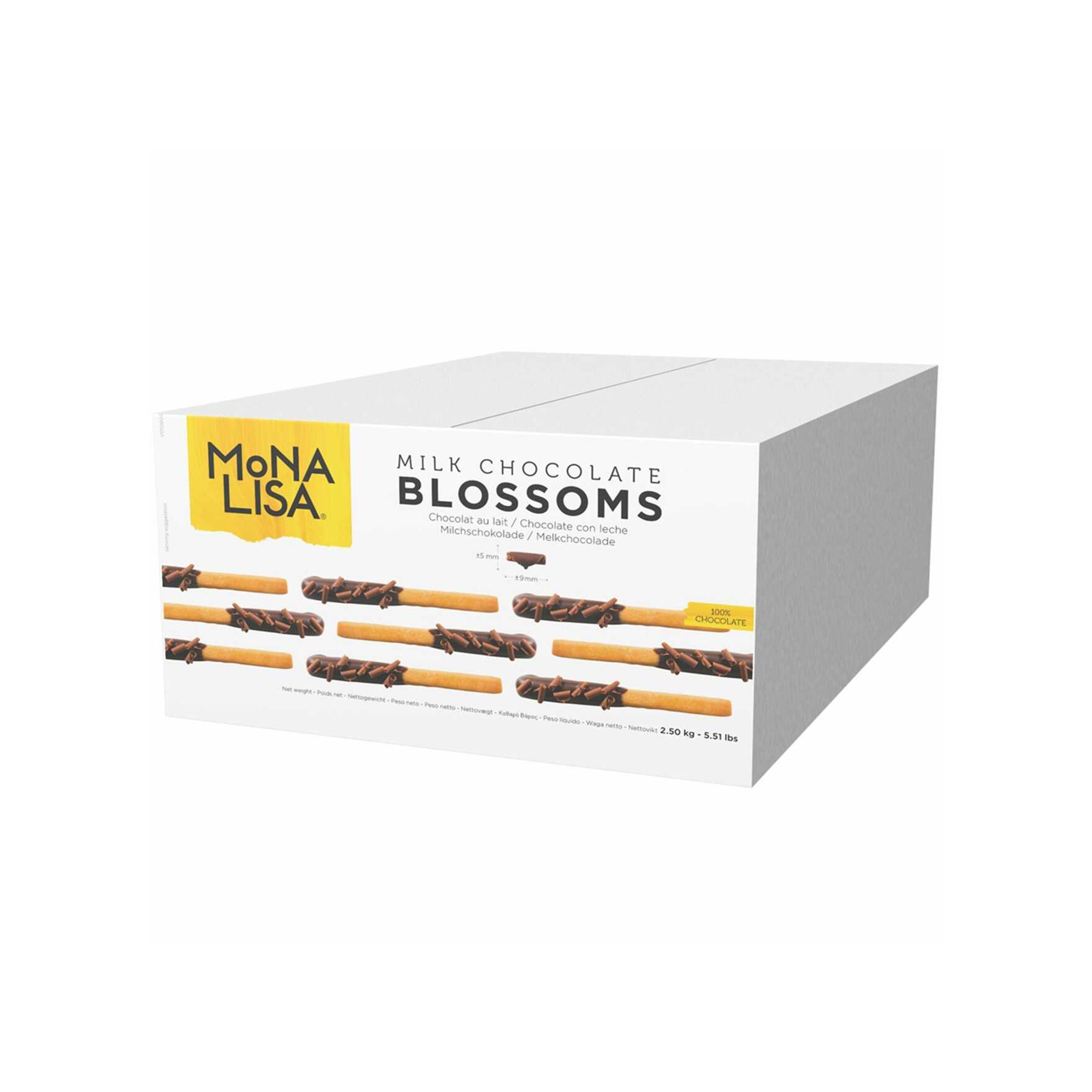 Шоколадная стружка молочная Blossoms Milk MoNa Lisa 2,5 кг