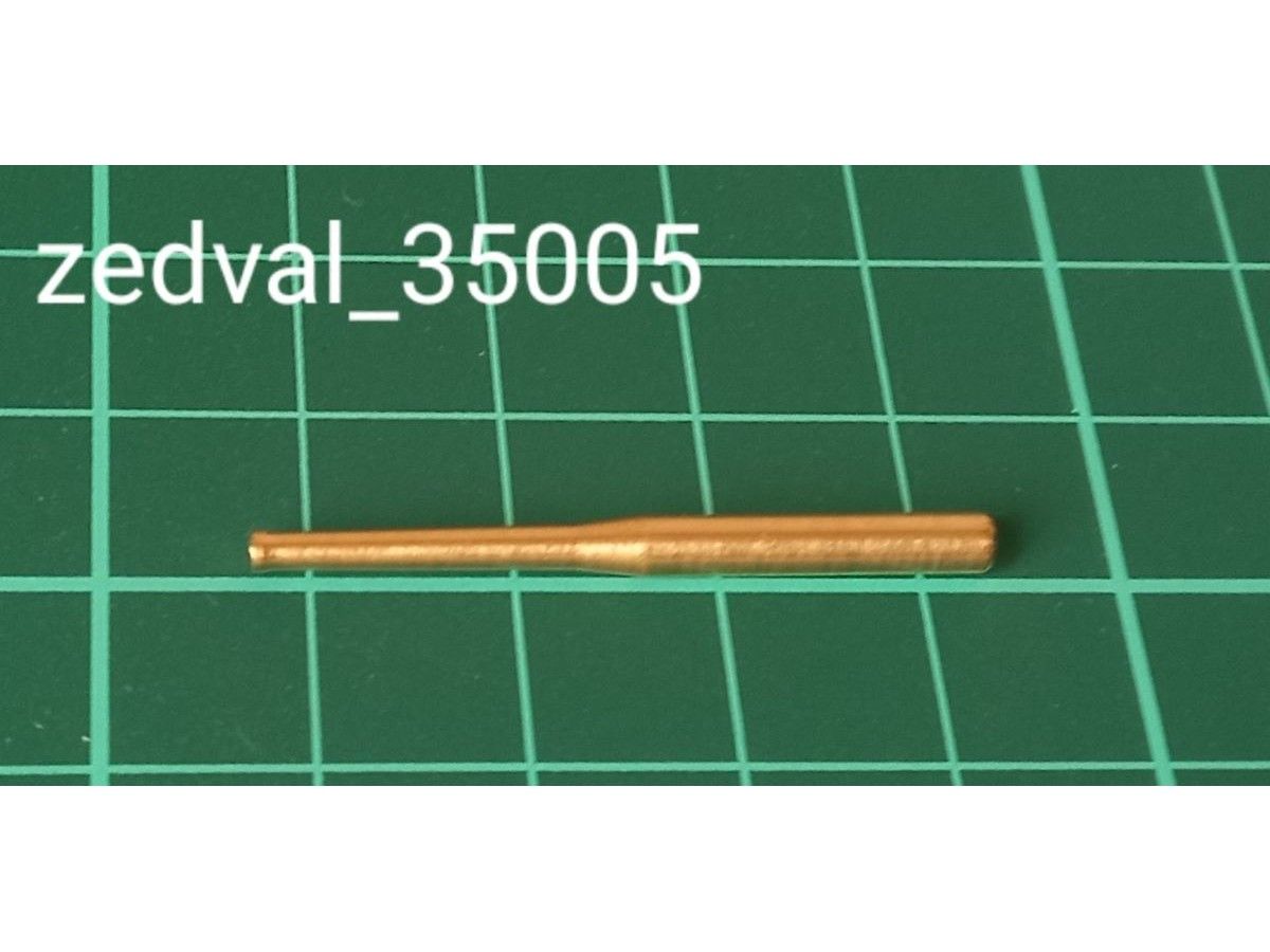 35005 ZEDVAL 1:35 45 мм ствол пушки 20К (Для Т-70, Т-80)