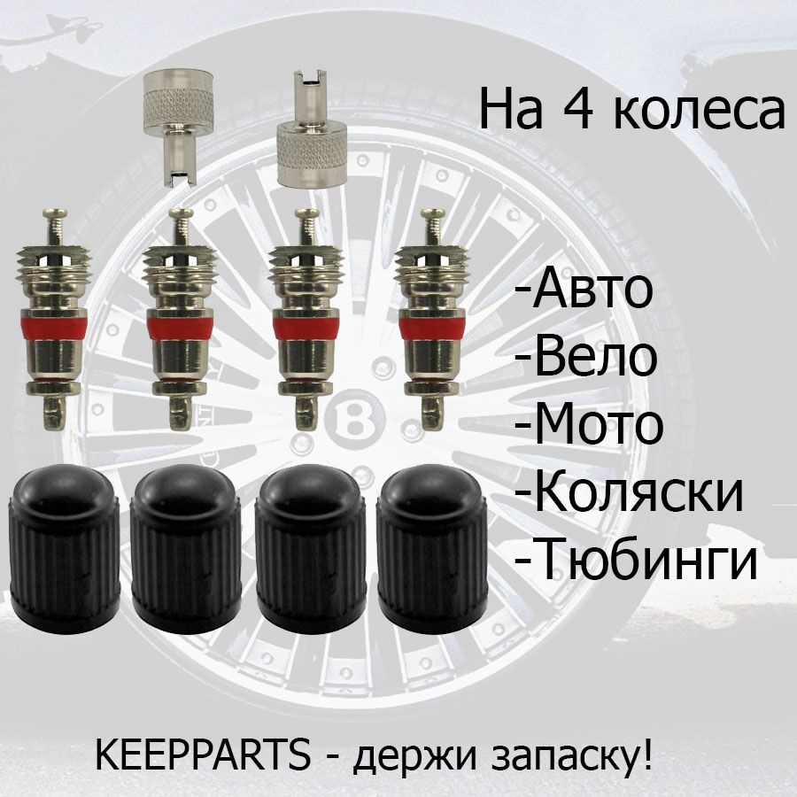 Ниппель KEEPPARTS, 4 шт. купить по выгодной цене в интернет-магазине OZON  (488063844)