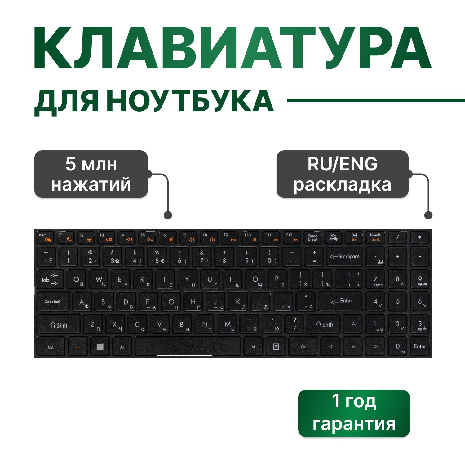 Клавиатура с черной рамкой для Quanta TWH, DNS Gamer (0164797), Home  (0133835) PBL21, TWC-N13P-GS - купить с доставкой по выгодным ценам в  интернет-магазине OZON (1139184413)