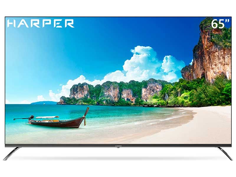 Harper Телевизор Телевизор HARPER 65Q851TS 65" 4K UHD, черный