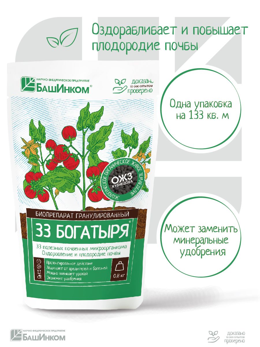 Удобрение 33 Богатыря Описание Отзывы Цена