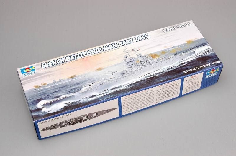 Trumpeter 1/700 05752 Французский линкор Jean Bart 1955Корабль