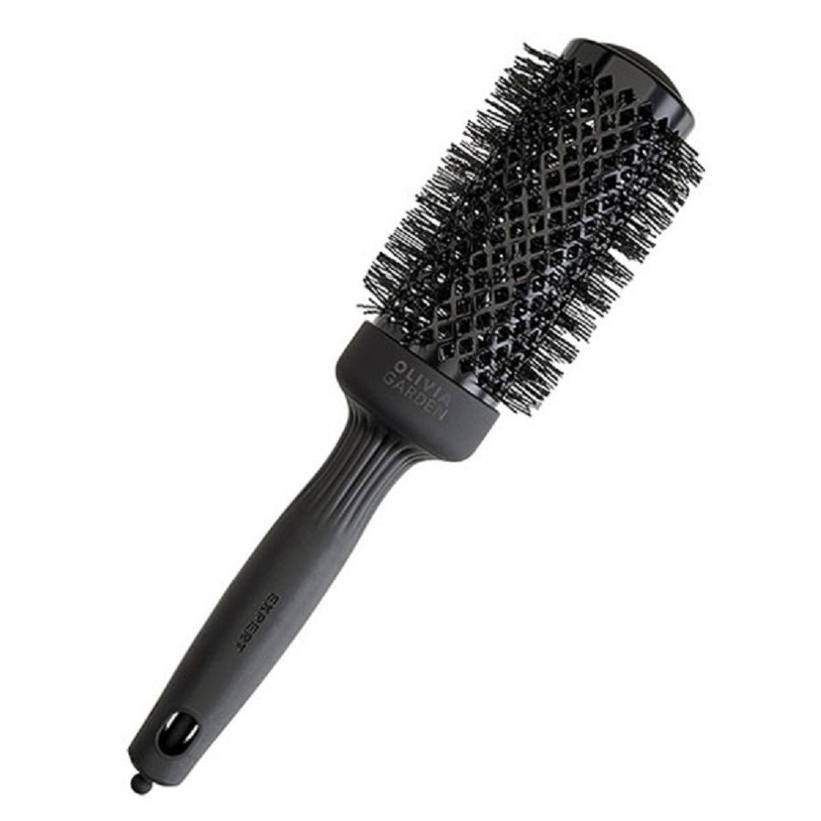 Термобрашинг OLIVIA GARDEN EXPERT ID2118 BLOWOUT SHINE Wavy Bristles Black Label 45 мм