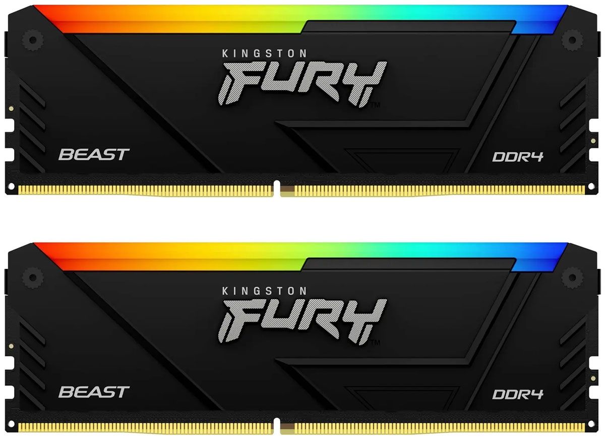 KingstonОперативнаяпамятьDDR464GB(2x32GB)3600MhzFURYBeastBlackRGB(KF436C18BB2AK2/64)2x32ГБ(DDR464GB(2x32GB)3600MhzFURYBeastBlackRGB(KF436C18BB2AK2/64))