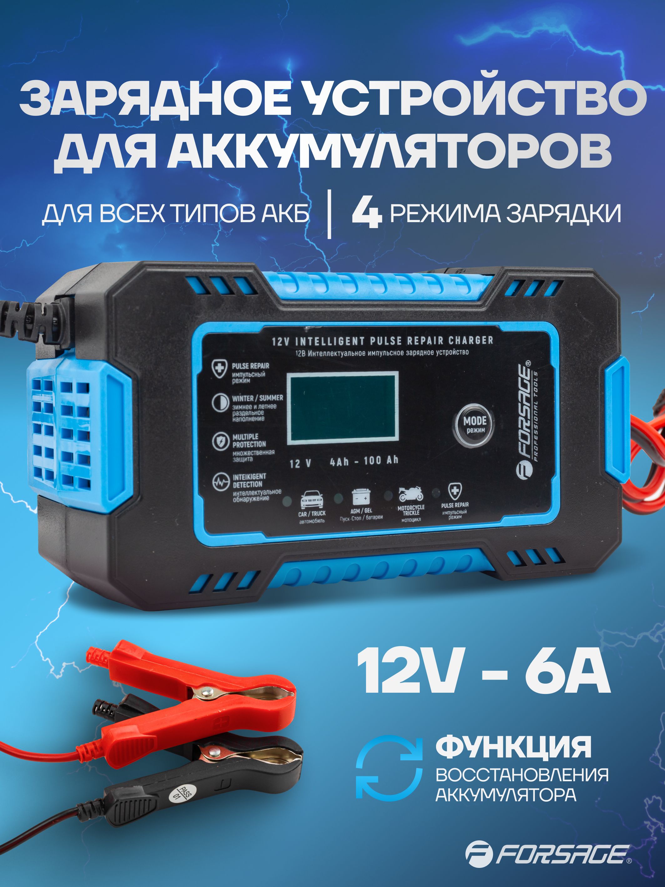 Устройство зарядное импульсное для АКБ - купить с доставкой по выгодным  ценам в интернет-магазине OZON (1337021008)