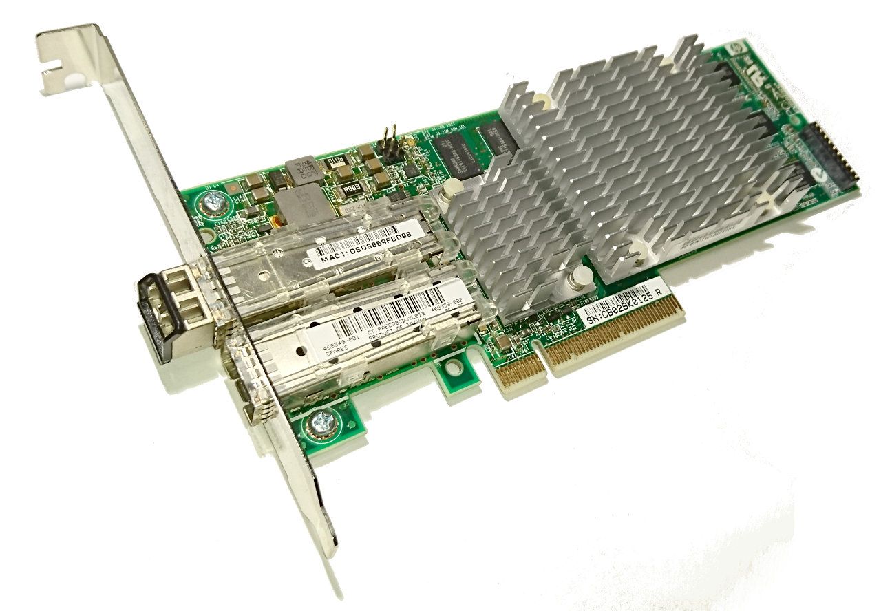 СетеваякартаHPNC522SFP10Gb2xSFP+PCI-E468332-B21468349-001