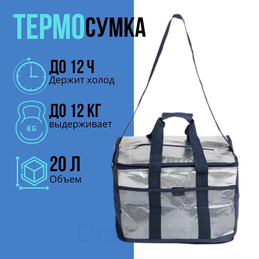 Термосумка / 20 л / термохолодильник