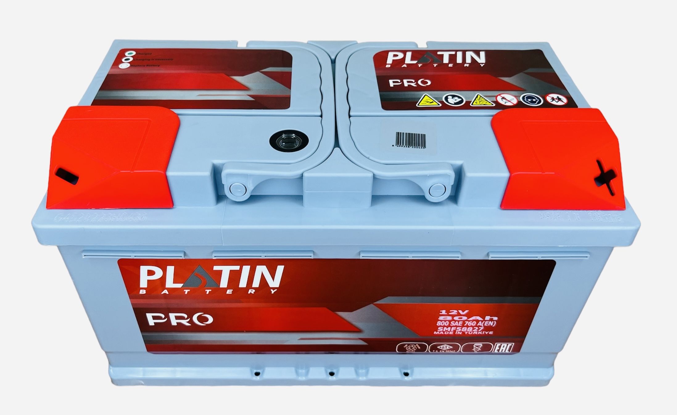 Аккумулятор автомобильный Platin Pro 80 Ач 760 A о.п. низкий SMF L4B 315х175х175