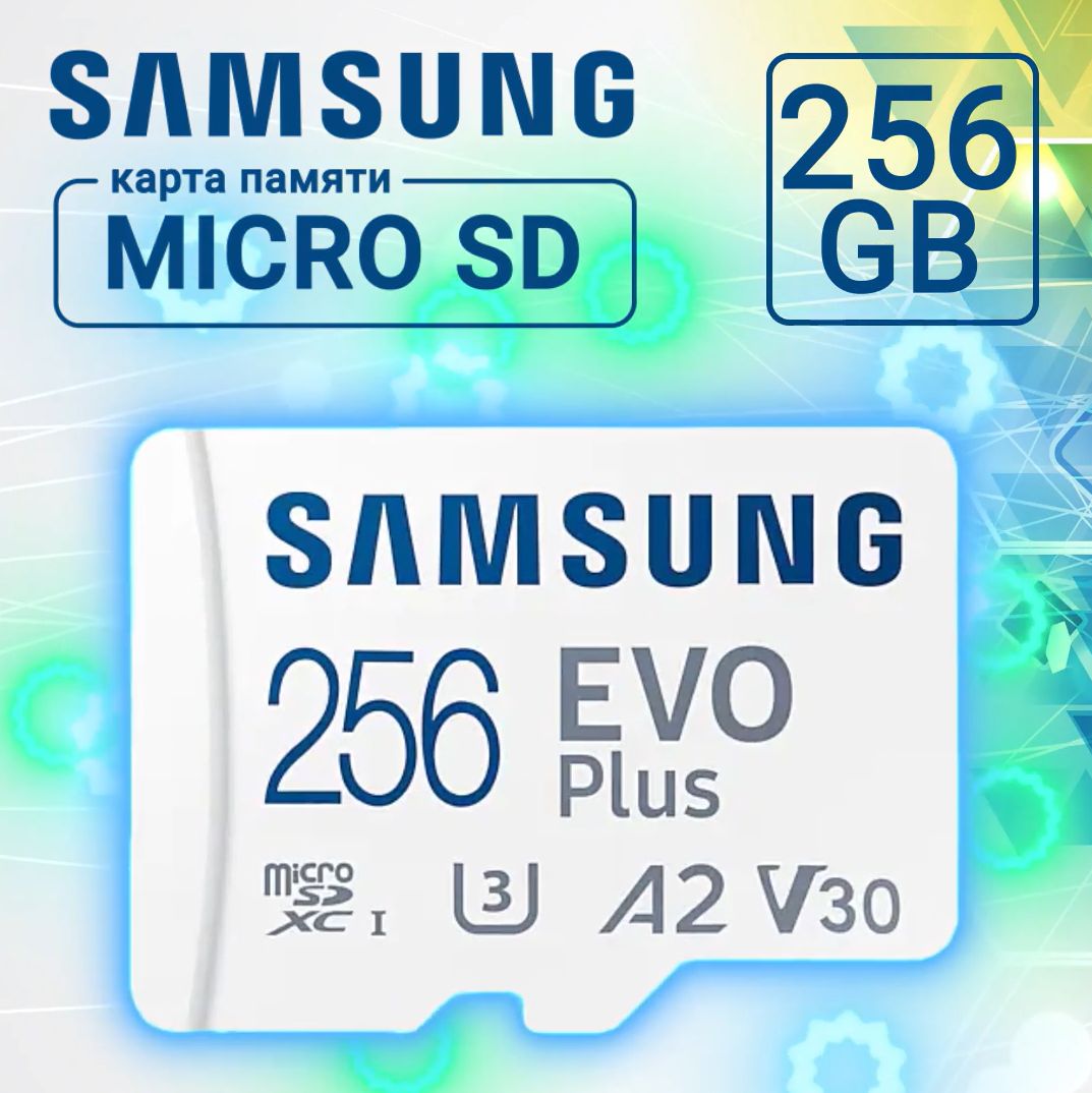 Samsung Карта памяти EVO Plus 256 ГБ (MB-MC256KA/RU)