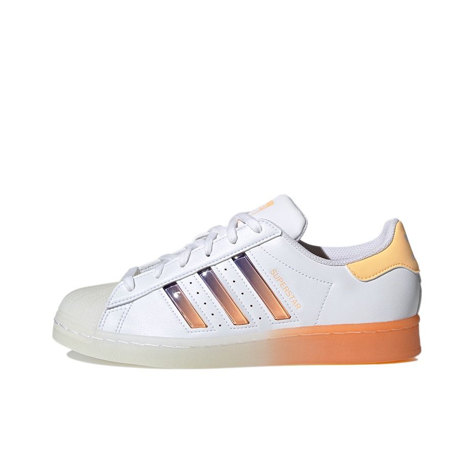 Суперстар от 08.03 25. Adidas Original Cream White acid Orange