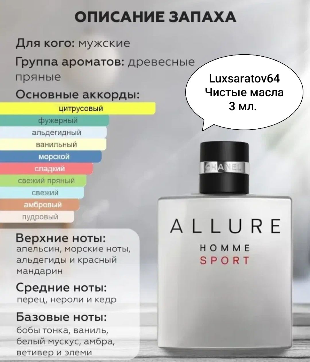 Chanel Allure Homme Sport Купить