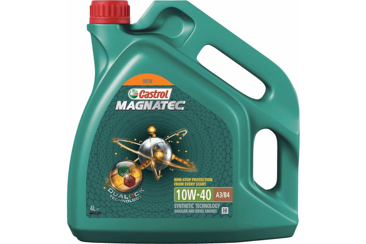 FQ Castrol_Magnatec 10W-40 Масло моторное, Полусинтетическое, 4 л