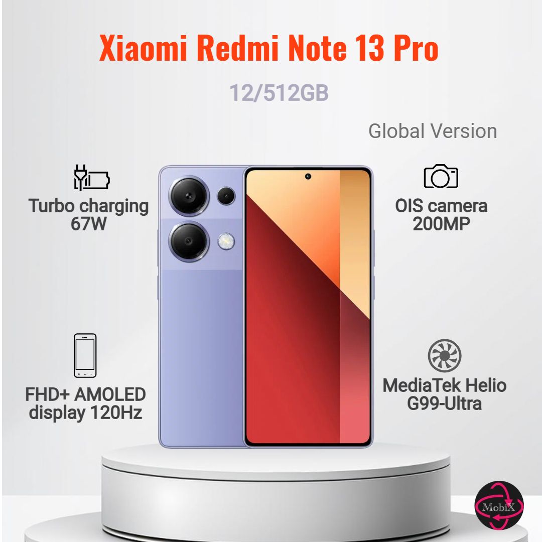 XiaomiСмартфонRedmiNote13Pro12/512ГБ,фиолетовый