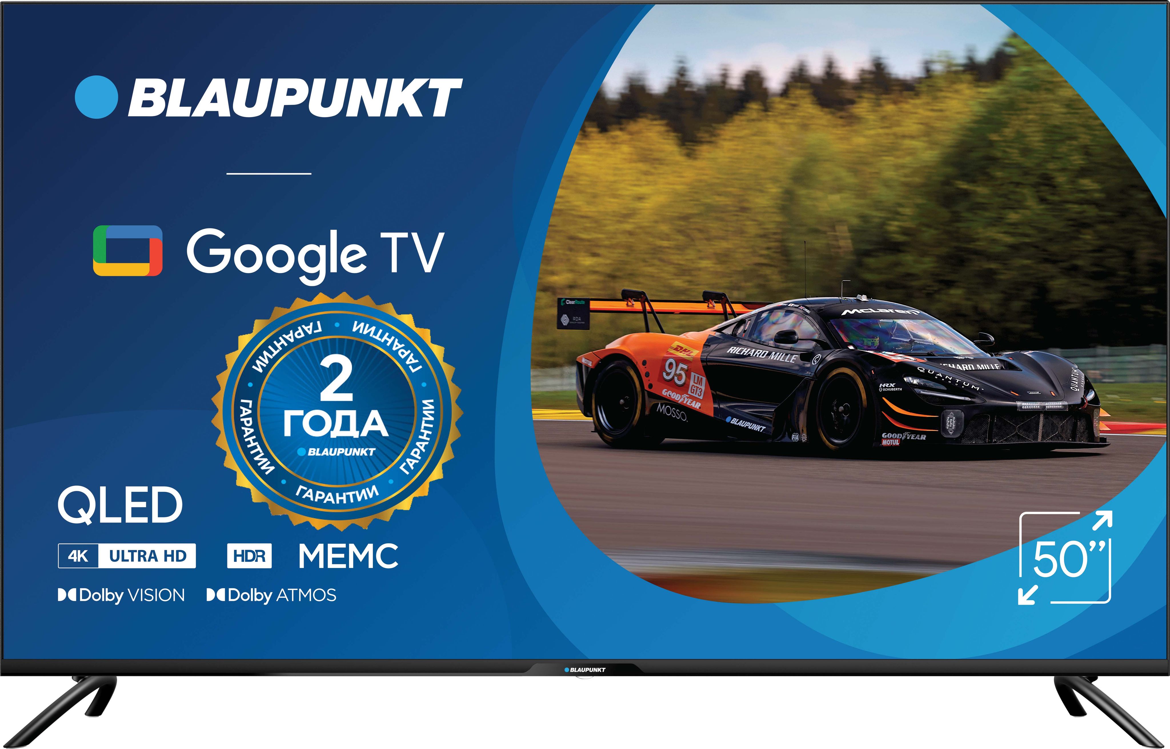 BlaupunktТелевизорQLED50QBG7000T50"4KUHD,черный