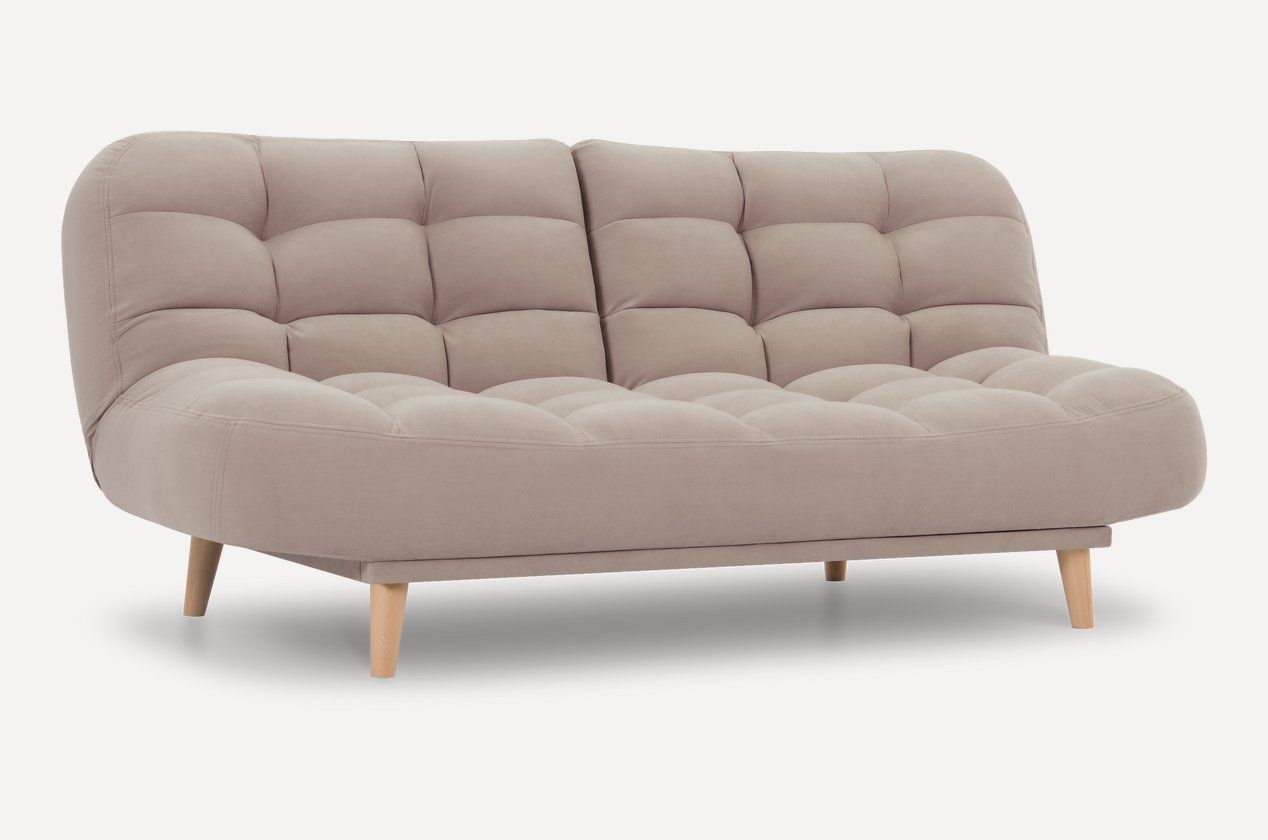 Диван-кровать Бонс-Т Velvet Beige, 197 см х100 см х 90 см