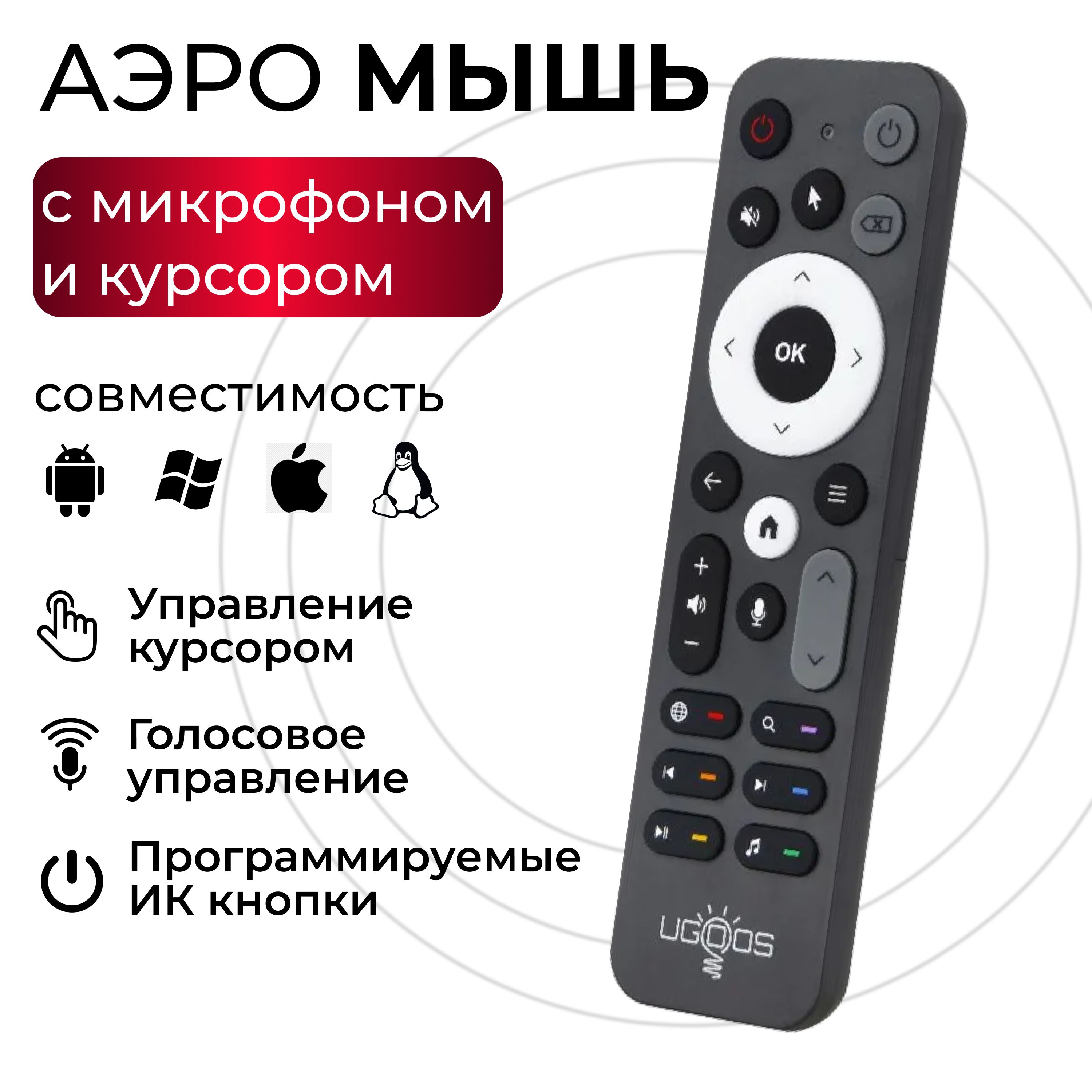 БеспроводнойПультUgoosUr01