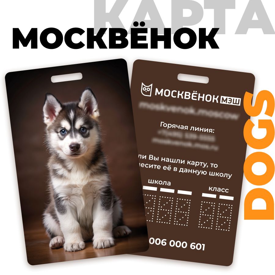 Карта Москвёнок DOGS №14