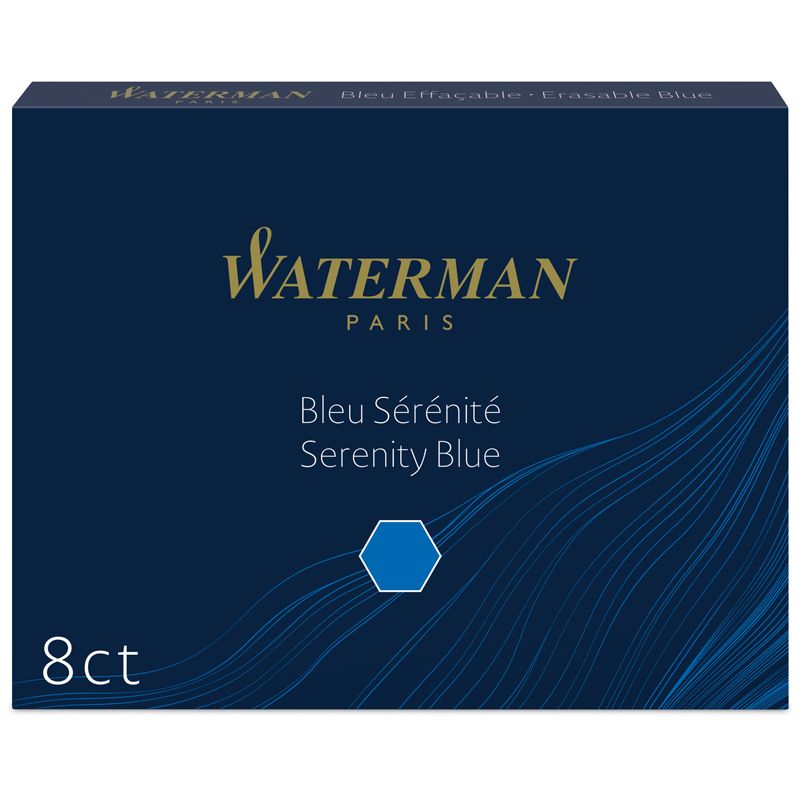 Картридж чернильный Waterman International, синий, 8шт., картонная коробка (S0110860)