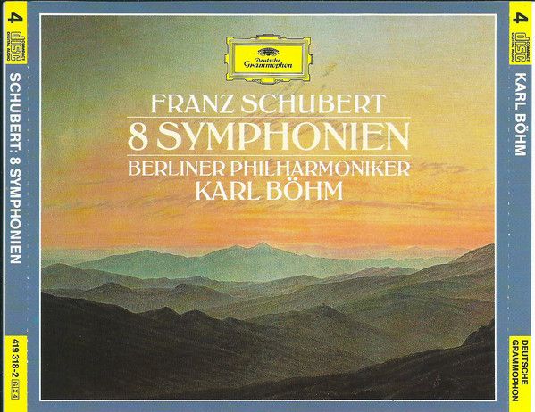 Диск Franz Schubert & Karl Bohm & Berliner Philharmoniker: Schubert: Symphonies 1-9 (4 CD)