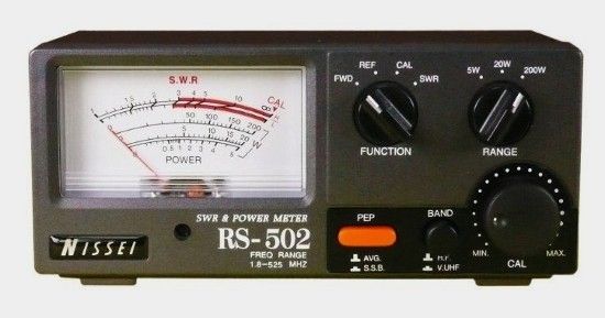 ПрибордляизмеренияКСВимощностиNISSEIRS-5021,8-525МГц,200Вт.