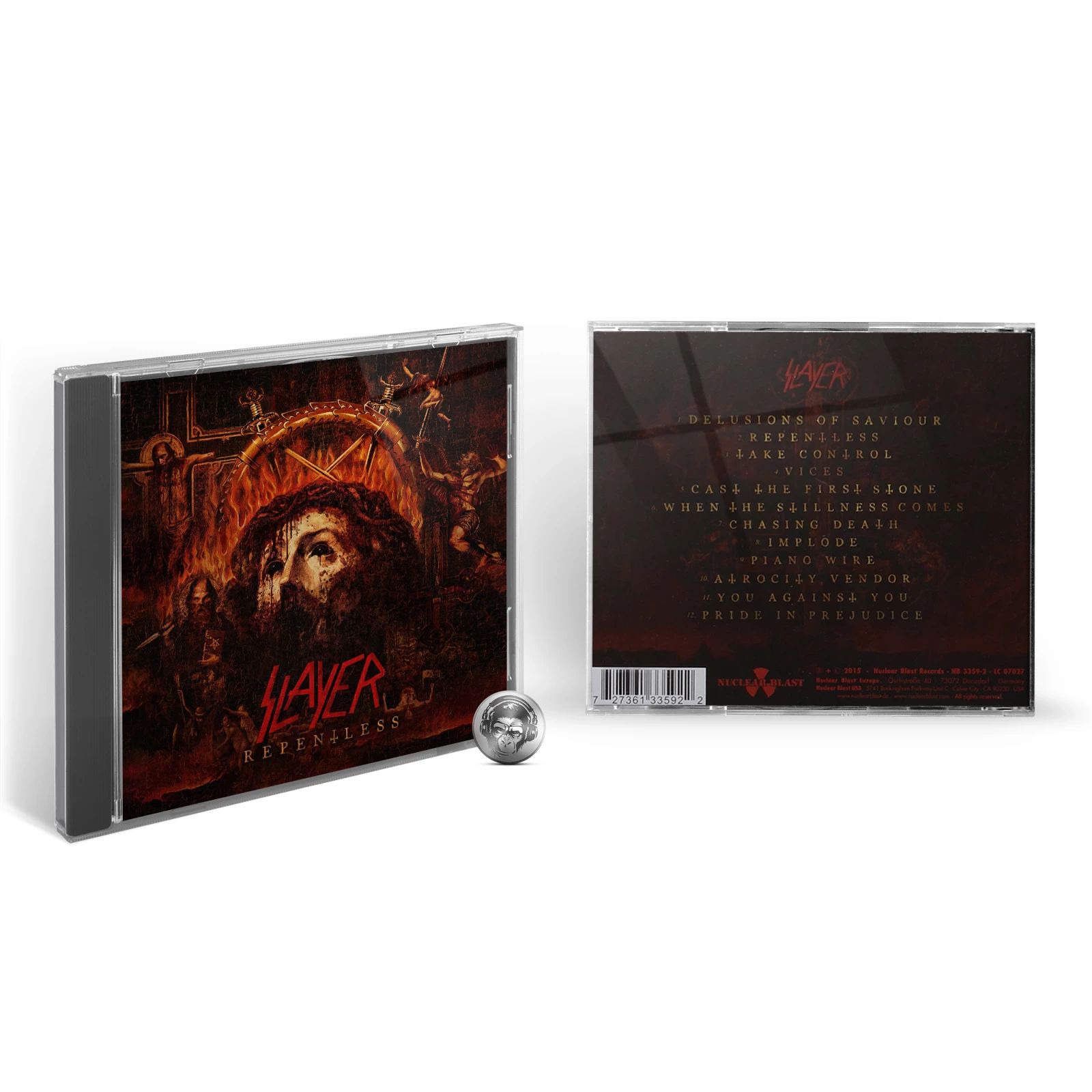 Музыкальный диск Slayer - Repentless (CD) 2015, Jewel